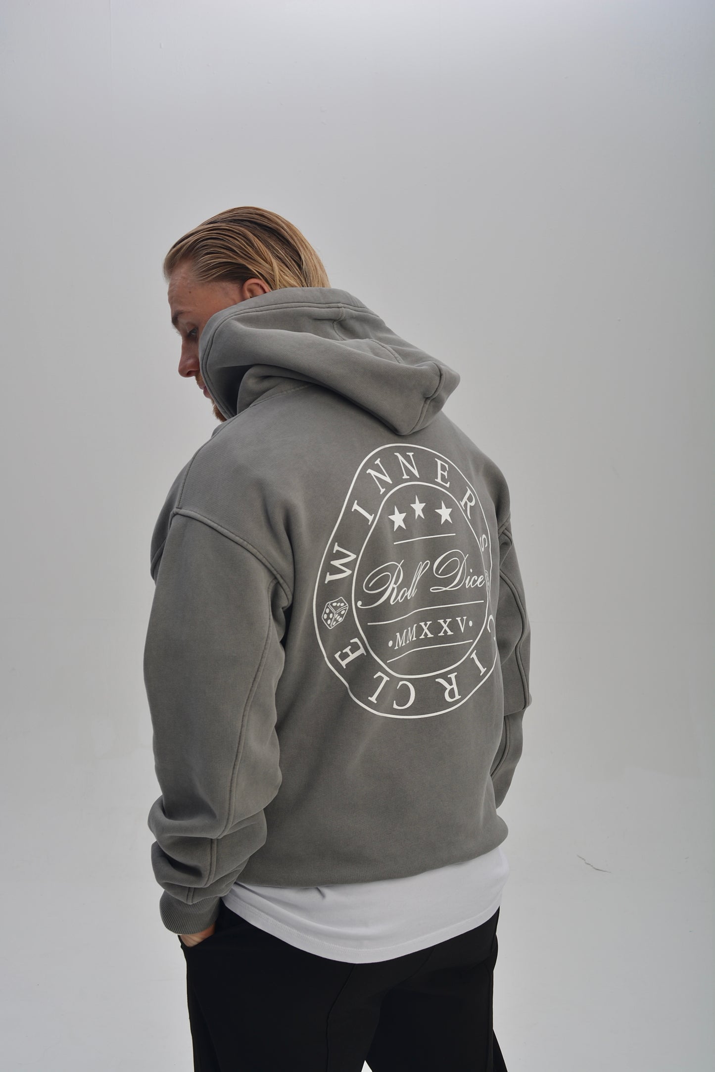 POKER CHIP HOODIE - CHARCOAL