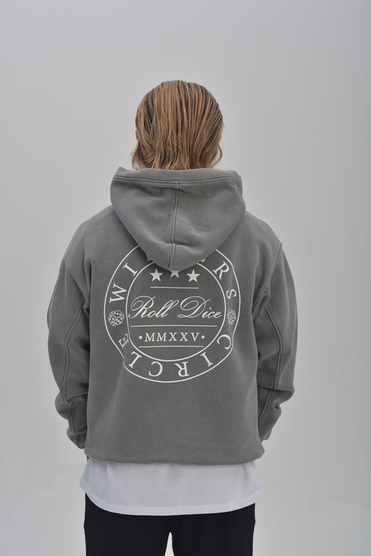 POKER CHIP HOODIE - CHARCOAL