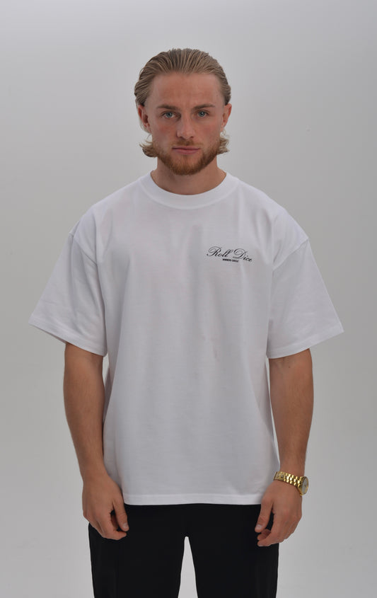 HANGING DICE TEE - WHITE
