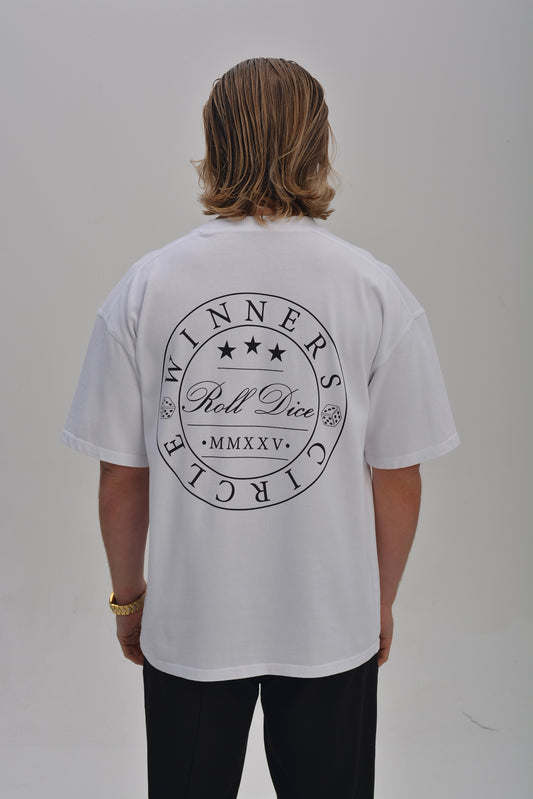 POKER CHIP TEE - WHITE