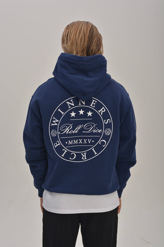 POKER CHIP HOODIE - NAVY