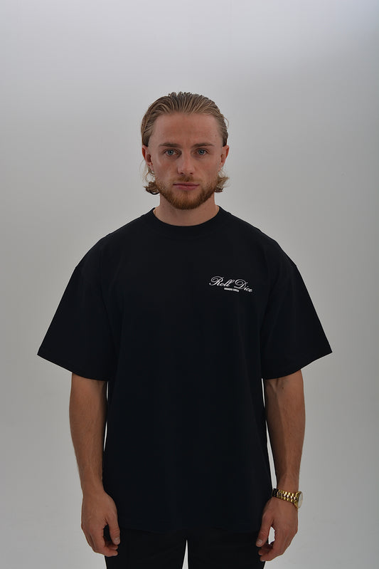 HANGING DICE T - BLACK
