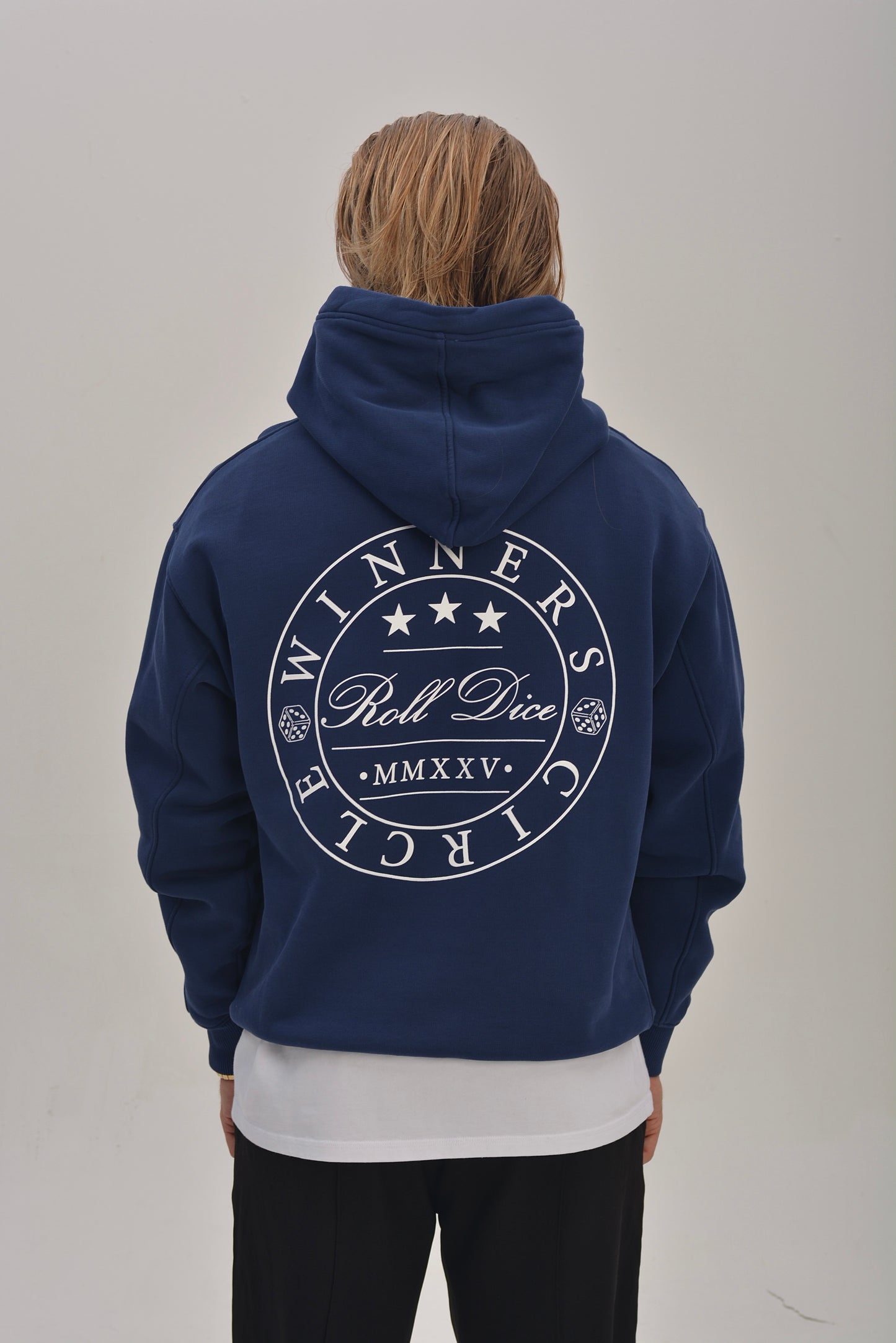 POKER CHIP HOODIE - NAVY