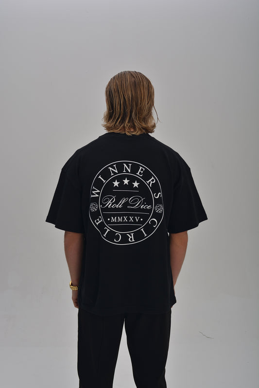 POKER CHIP TEE - BLACK